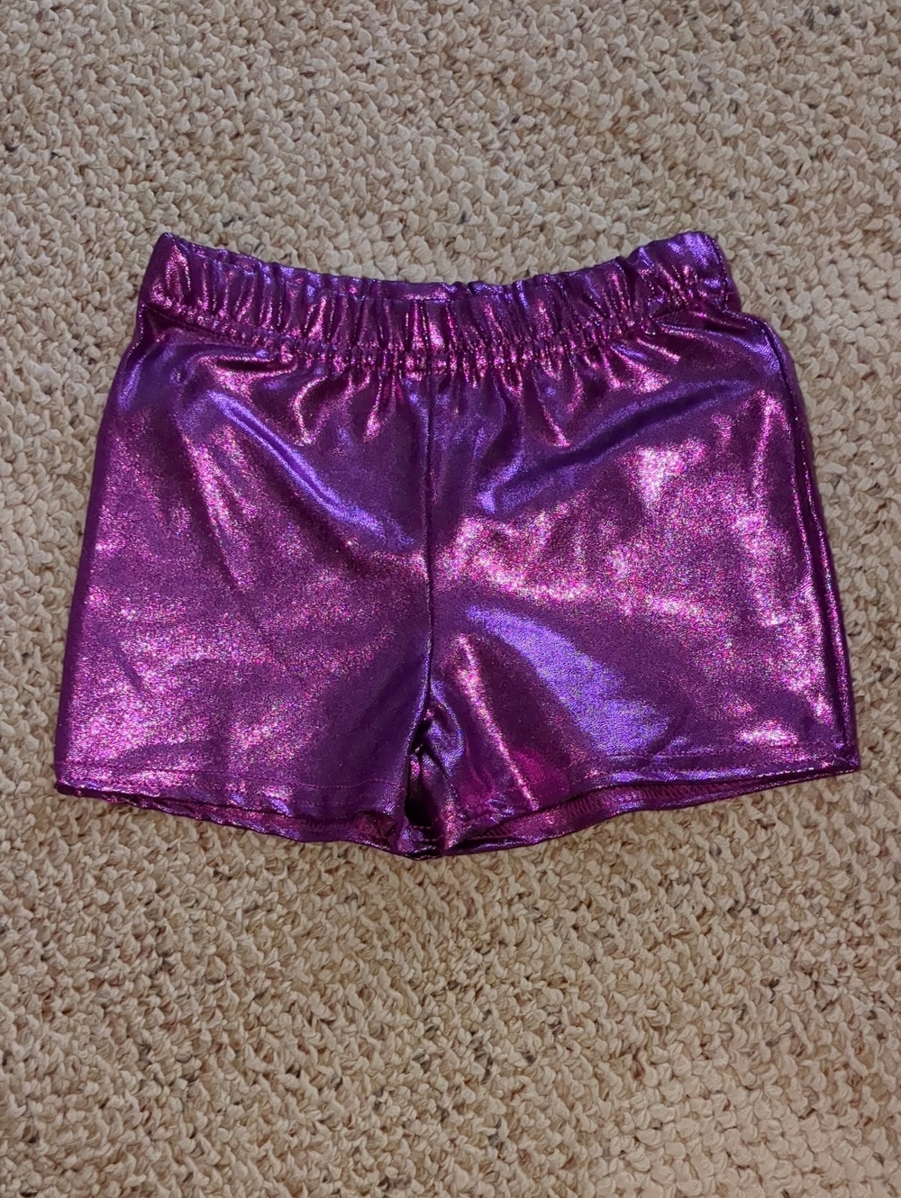 Metallic Purple Active Shorts